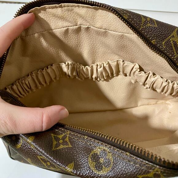 Louis Vuitton Trousse Toiletry 28 Travel Pouch Cosmetic Bag Clutch Vintage - Picture 5 of 10